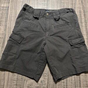 LAPG Men's Dark Charcoal Cargo Shorts